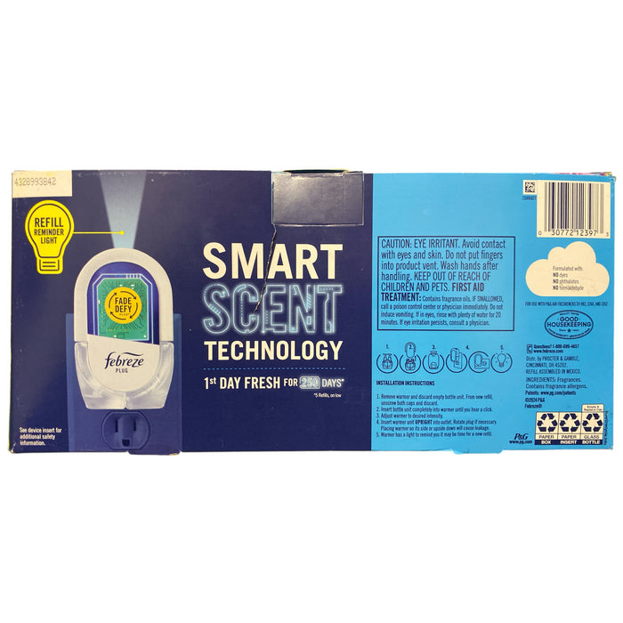 Febreze Plug 5 Count Refills, 3 Mediteranean Lavender & 2 April Fresh