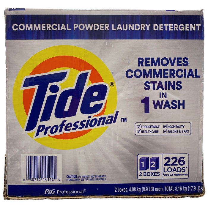 Tide Professional Commercial Powder Laundry Detergent, Business Use, 226 loads