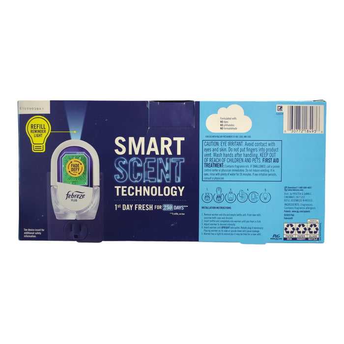 Febreze Plug Air Freshener, Refresh & Energize/Downy April Fresh, 5pk, 4.35floz