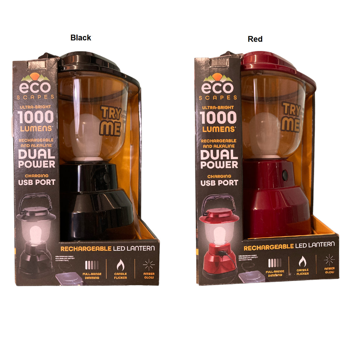 EcoScapes UltraBright 1000 Lumens Dual Power Rechargeable LED Lantern — Ewirelessgear
