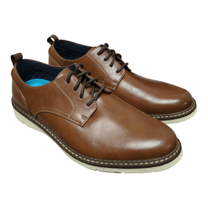 Dockers Men's Edwin Lace-Up Oxford Style Casual Dress Shoe, Brown, 9.5