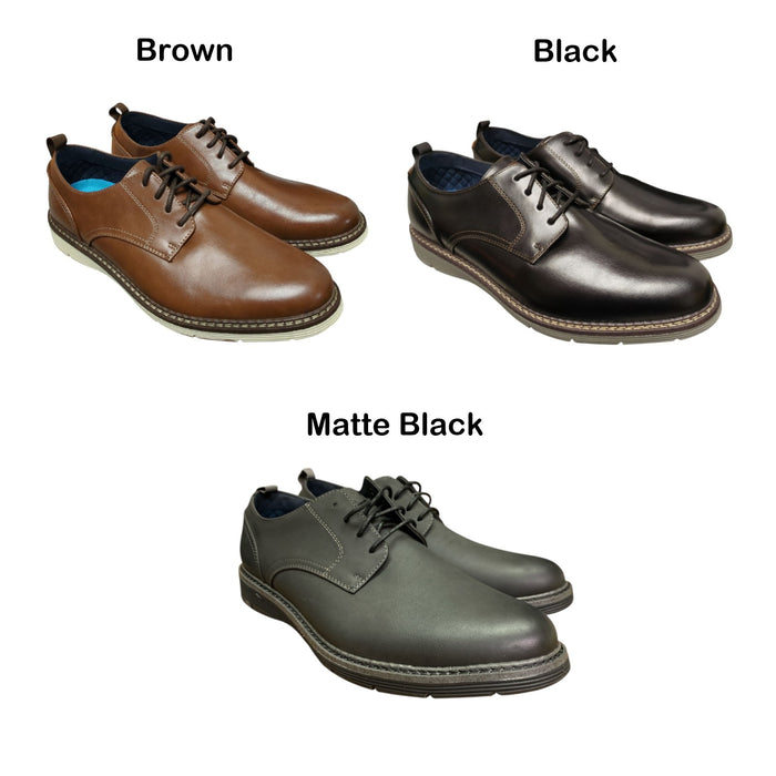 Dockers Men's Edwin Lightweight Lace-Up Oxford Style Casual Dress Shoe, Wide