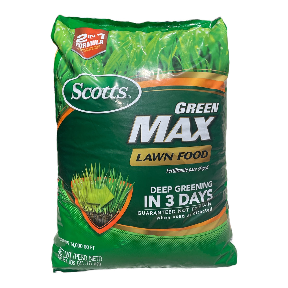 Scotts Green Max Lawn Food, Greening In 3 Days, 14,000 Sq Ft, 46.67 Lb 