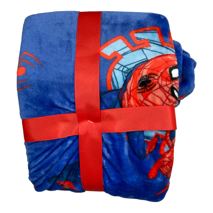 Marvel Spiderman 3-Piece Travel Set, Blanket, Pillow, Mask