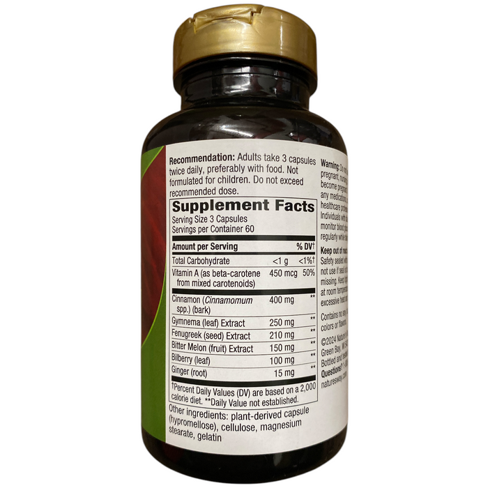 Nature's Way Blood Sugar Manager Capsules, 180 ct