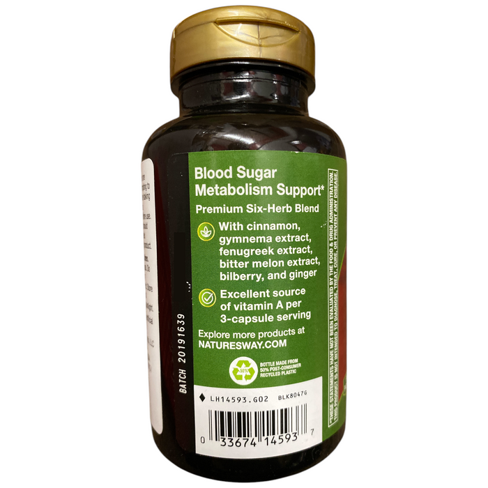 Nature's Way Blood Sugar Manager Capsules, 180 ct