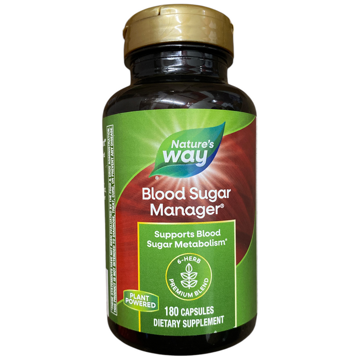 Nature's Way Blood Sugar Manager Capsules, 180 ct