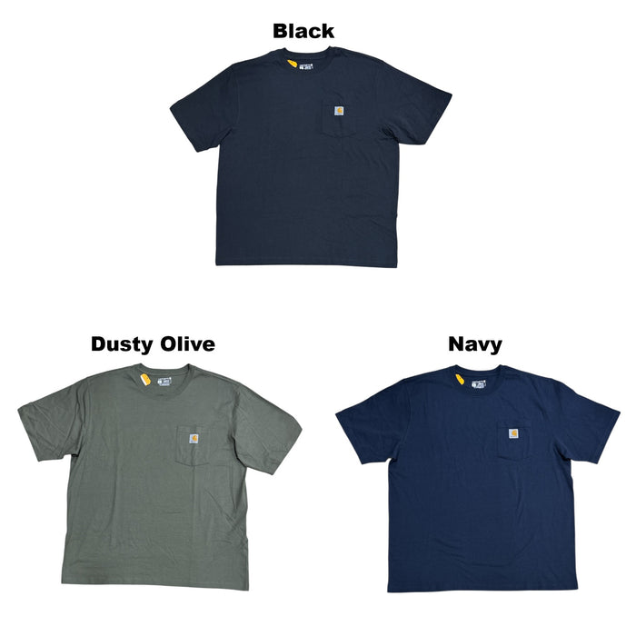 Carhartt Men's Short Sleeve Loose Fit Heavyweight Pocket T-Shirt