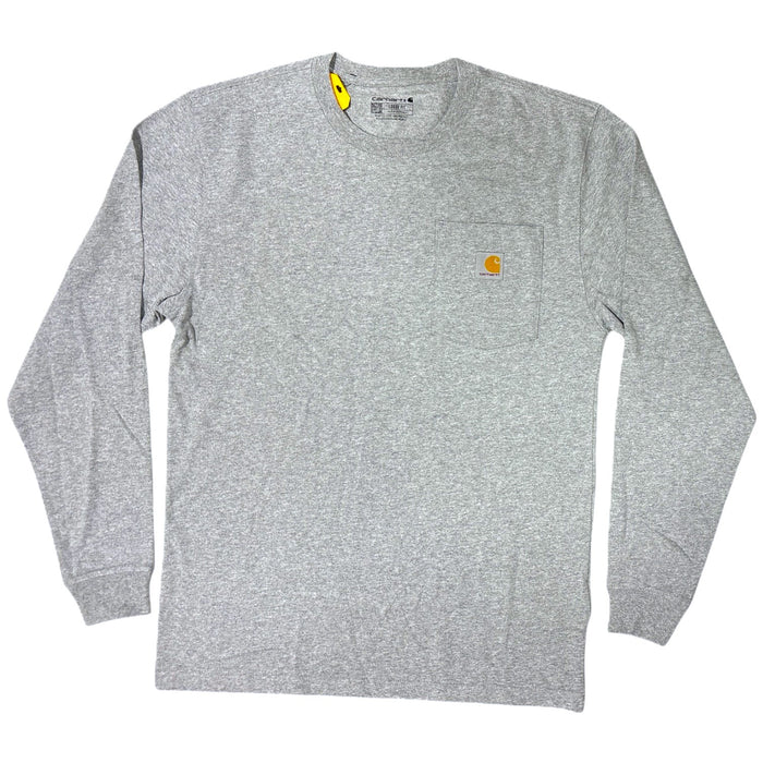 Carhartt Men's Heavyweight Long Sleeve Loose Fit Pocket T-Shir, TK0126-M