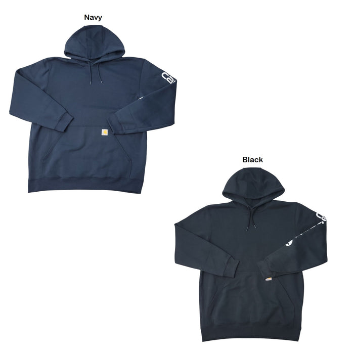 Carhartt Men's Loose Fit Logo Sleeve Graphic Sweatshirt