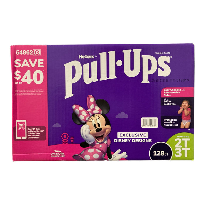 Huggies Pull-Ups Training Pants for Girls, 2T-3T, 128ct