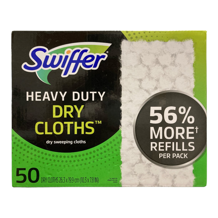 Swiffer Sweeper Heavy Duty Dry Floor Cleaner Cloths, 50ct