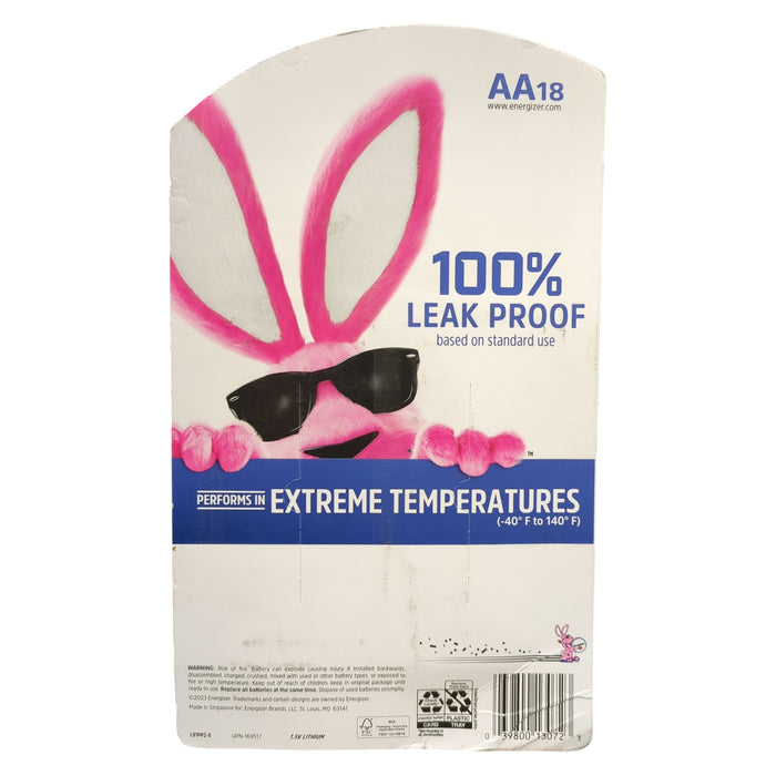 Energizer Ultimate Lithium Leak-Proof AA Batteries, 18pk