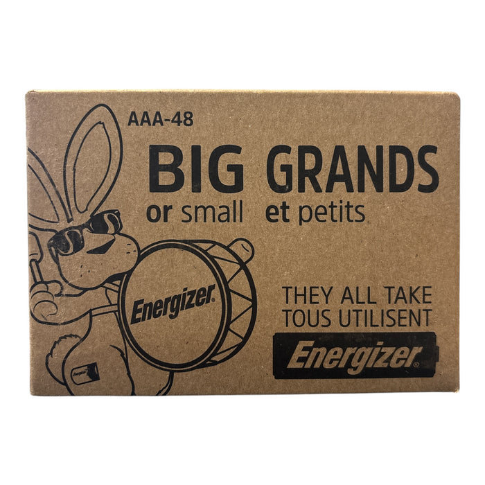 Energizer 1.5V Alkaline Non Rechargeable Batteries, AAA, 48 Pack