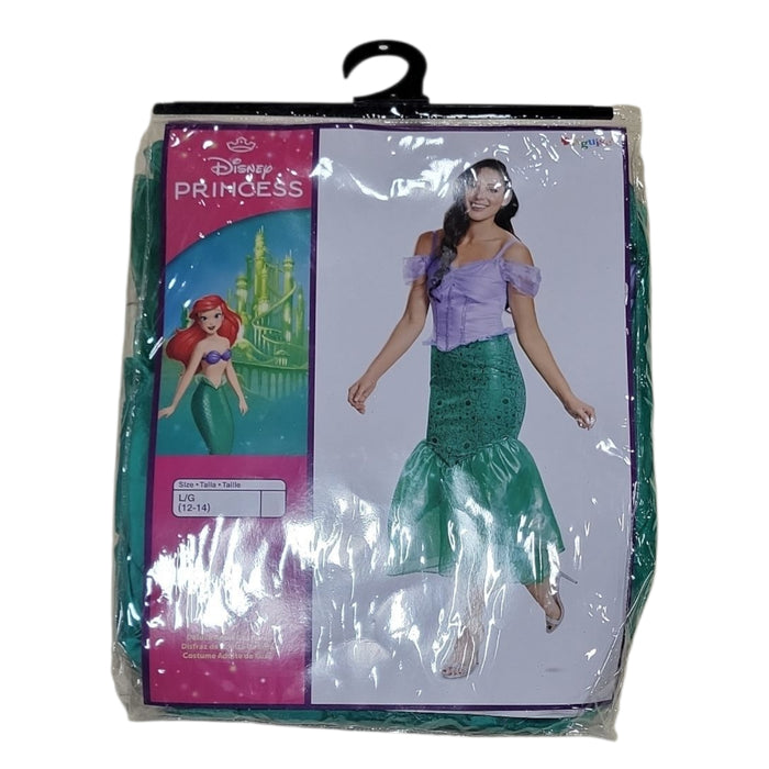 Disguise Women's Disney Little Mermaid Deluxe Dress Costume