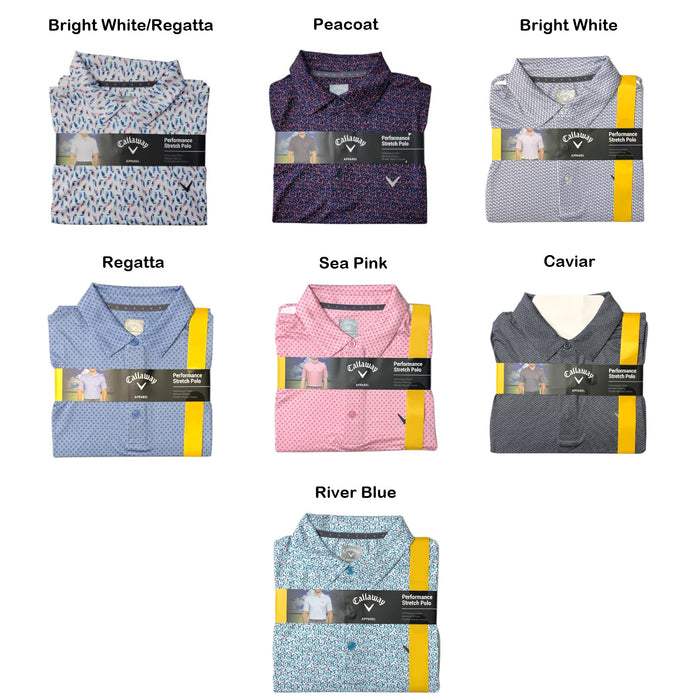 Callaway Men's Moisture Wicking Performance Golf Polo