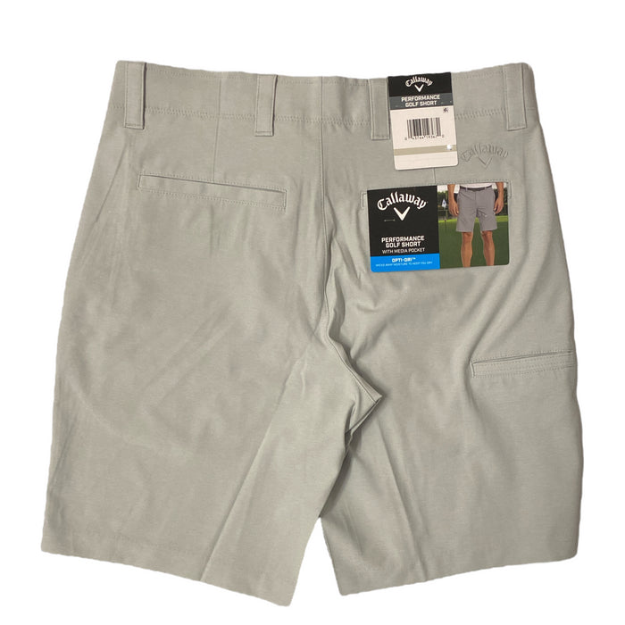 Callaway Men's Moisture Wicking Stretch Media Pocket Performance Golf Short