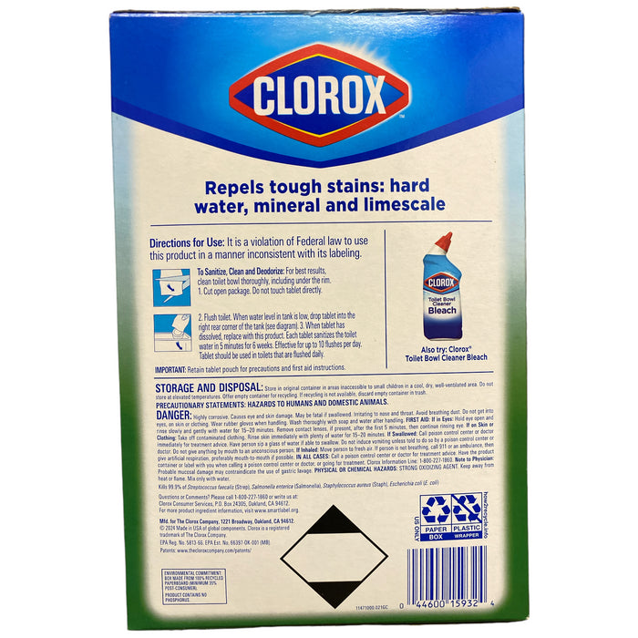 Clorox Ultra Clean Tablets Toilet Bowl Cleaner, 6ct, 3.5oz