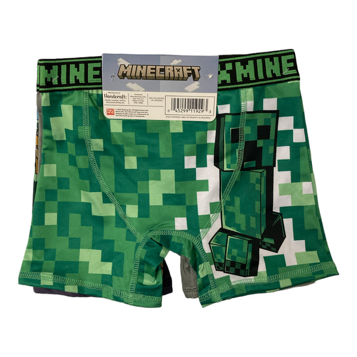 Minecraft Boy's 4-Pack Licensed Athletic Boxer Briefs