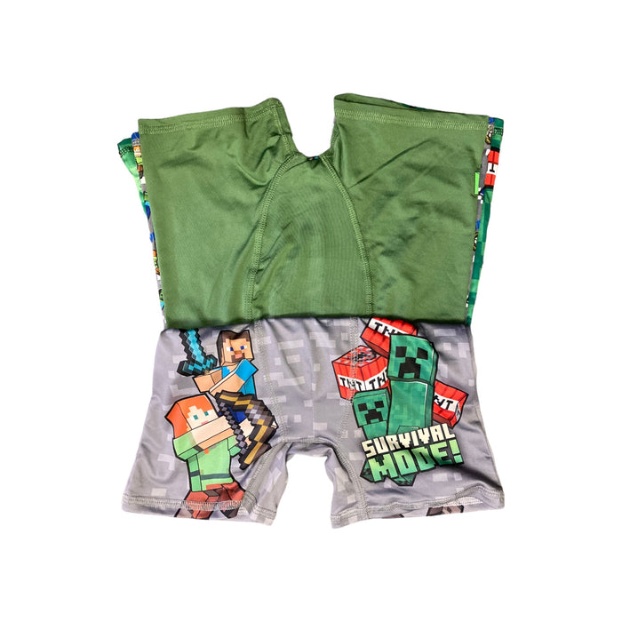 Minecraft Boy's 4-Pack Licensed Athletic Boxer Briefs