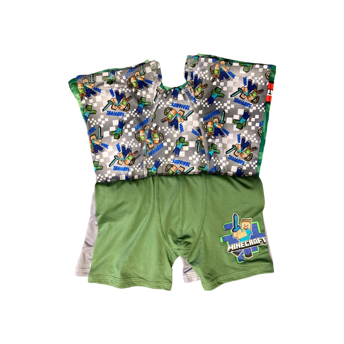 Minecraft Boy's 4-Pack Licensed Athletic Boxer Briefs