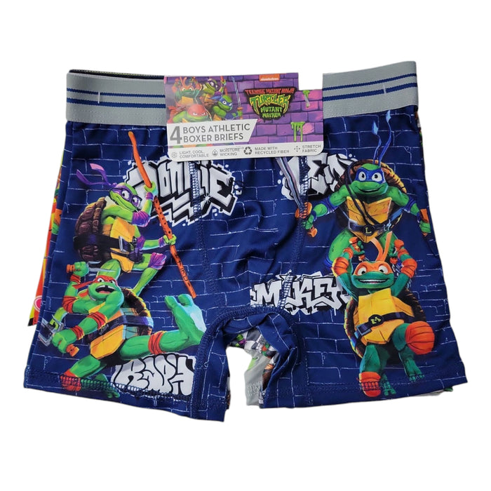 Character Boys 4-Pack Moisture Wicking Comfortable Boxer Brief