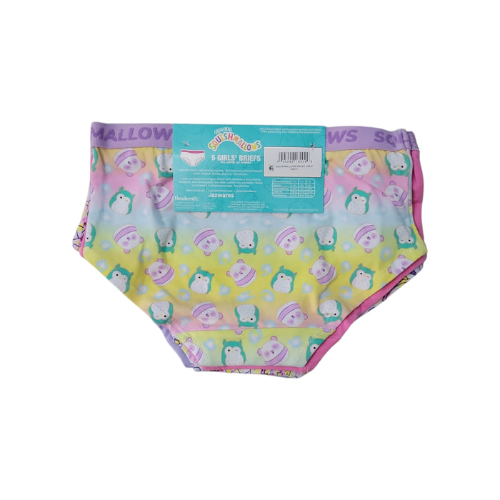 Character Girls Stretch Mid-Rise Easy Care Soft Breathable 5-Pack Brief