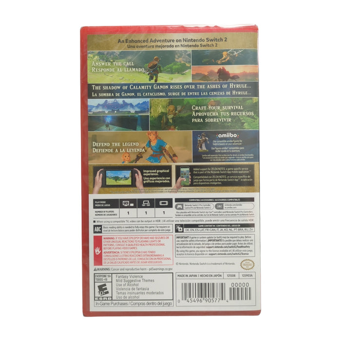 The Legend Of Zelda: Breath Of The Wild, Nintendo Switch 2 Edition