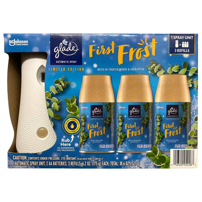 Glade Automatic Spray Air Freshener, 1 Spray Unit + 3 Refills