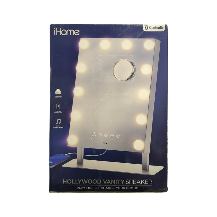 iHome LED Illuminatd Beauty Hollywood Pro Bluetooth Vanity Mirror, iCVBT15