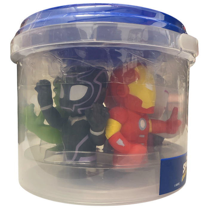 Disney Marvel Spidey & His Amazing Friends Bath Squirter Toy Bucket Set, 6pc