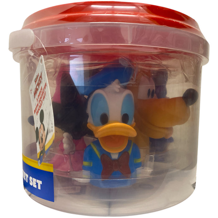 Disney Junior Mickey Mouse Funhouse Bath Squirter Bucket Set Toy, 6pc