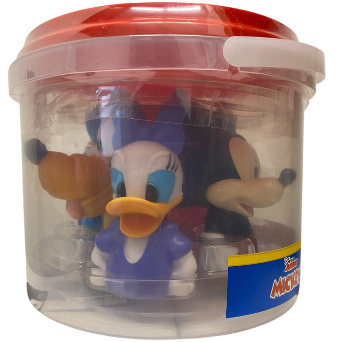 Disney Junior Mickey Mouse Funhouse Bath Squirter Bucket Set Toy, 6pc