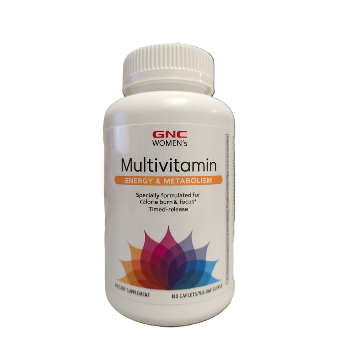 GNC Women's Energy & Metabolism Time-Release Multivitamin, 180 Tablets