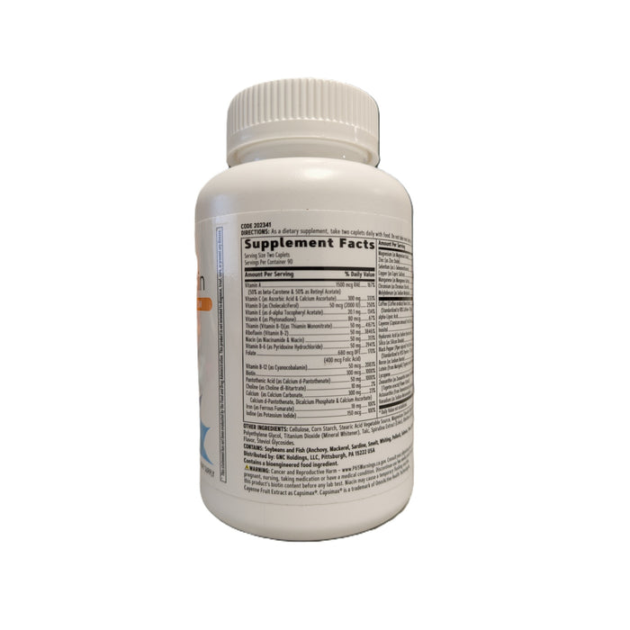GNC Women's Energy & Metabolism Time-Release Multivitamin, 180 Tablets