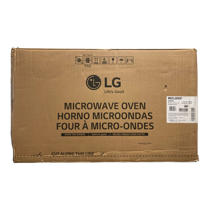 LG Over the Range Microwave SmoothTouch Glass Controls, 2.0cuft, MVEL2033F