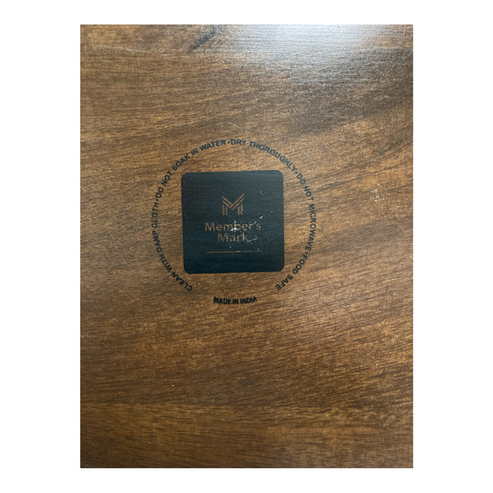 Member's Mark Mango Wood Rectangular Serving Trays, Set of Two