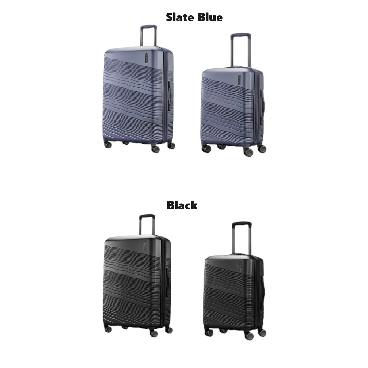 American Tourister ColorLite II 2-Piece Hard Side Spinner Luggage Set ...
