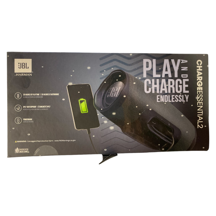 *Missing USB-C* JBL Charge Essential 2 Portable Waterproof Speaker