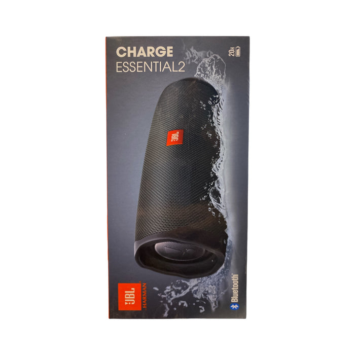 *Used* JBL Charge Essential 2 Portable Waterproof Speaker with Powerbank, Black