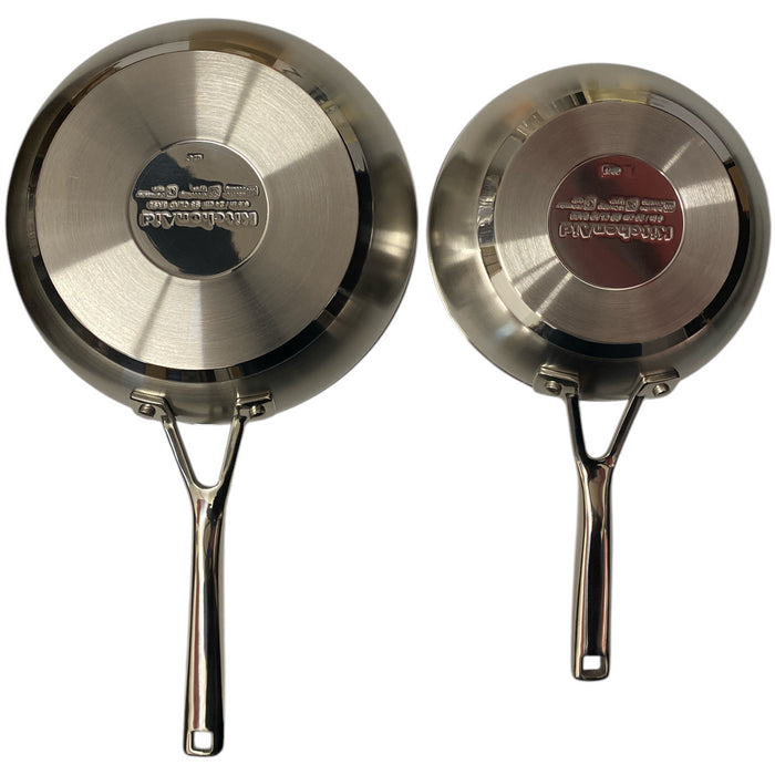 KitchenAid 3 Ply Base Stainless Steel Cookware Induction Fry Pans Set, 2 Piece