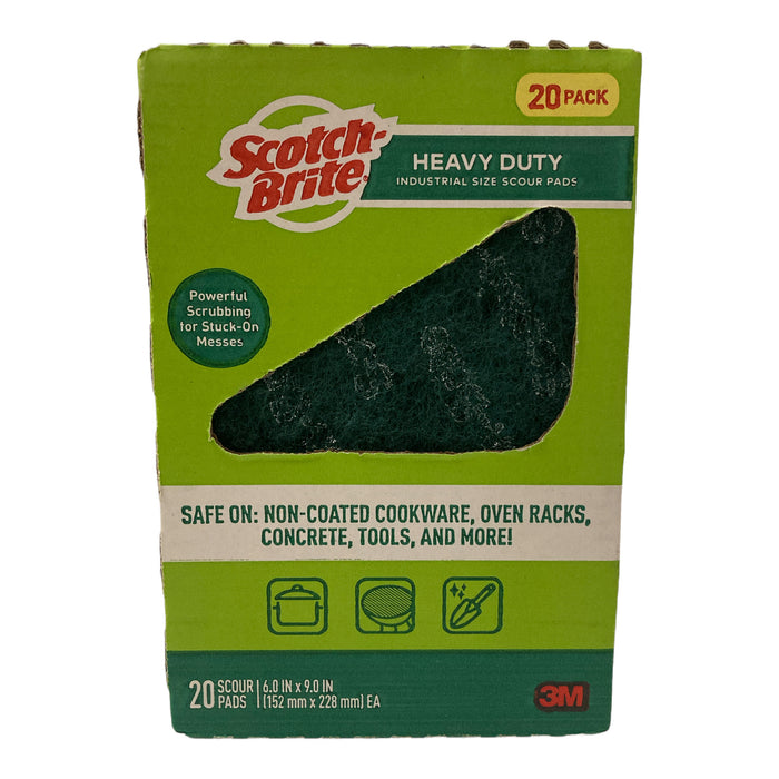 Scotch-Brite Heavy Duty Wet Or Dry Scour Pads (6x9" 20ct.)