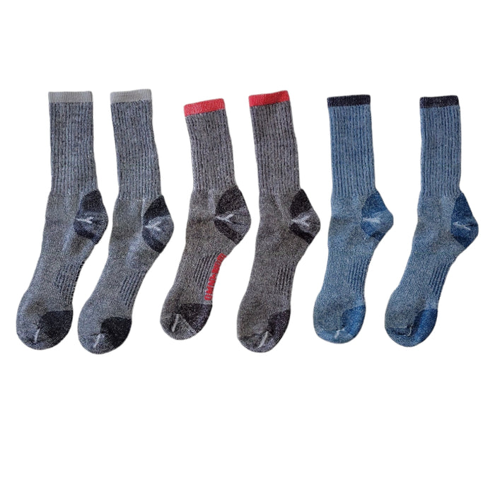 Omni Wool Unisex Merino Wool Multi-Sport Warm Hikers Hunting Socks, 3 Pairs, 73713