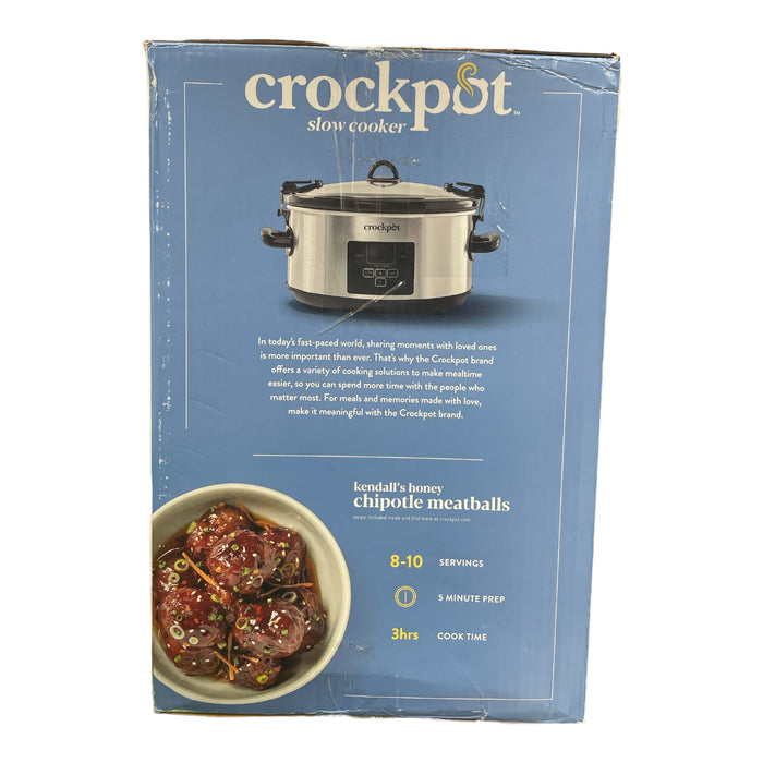 Crock-Pot Cook & Carry 7 Qt. Digital Slow Cooker with Bonus Thermal Bag