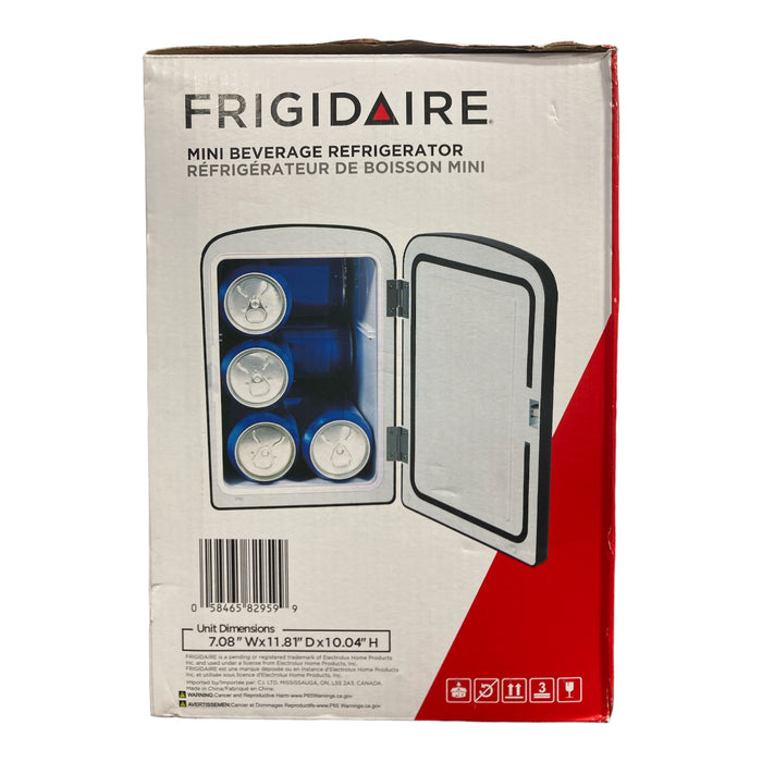 Frigidaire Diamond 9 Can Mini Beverage & Skin Care Cooler, Black