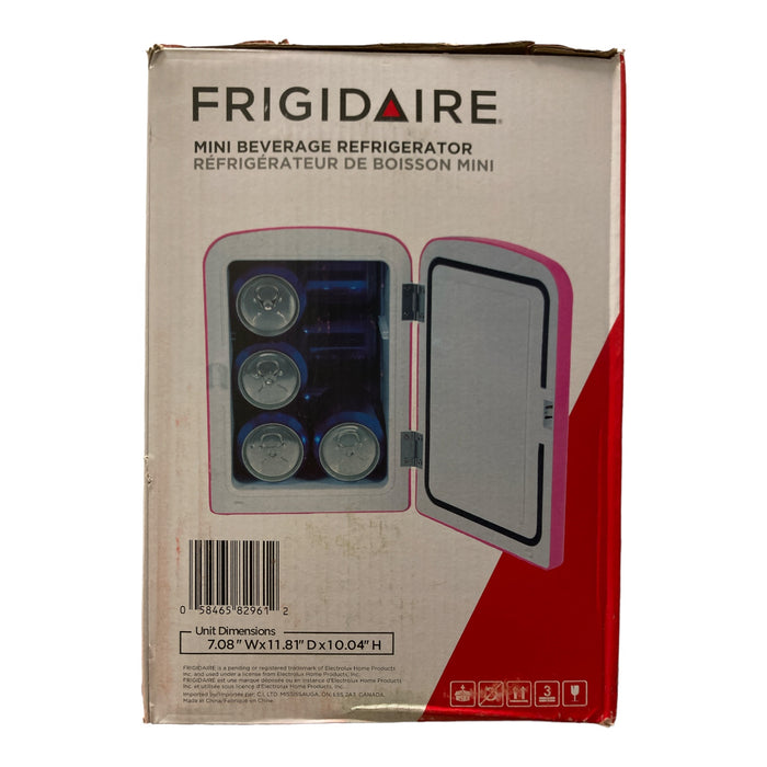 Frigidaire Diamond 9 Can Mini Beverage Cooler, Pink