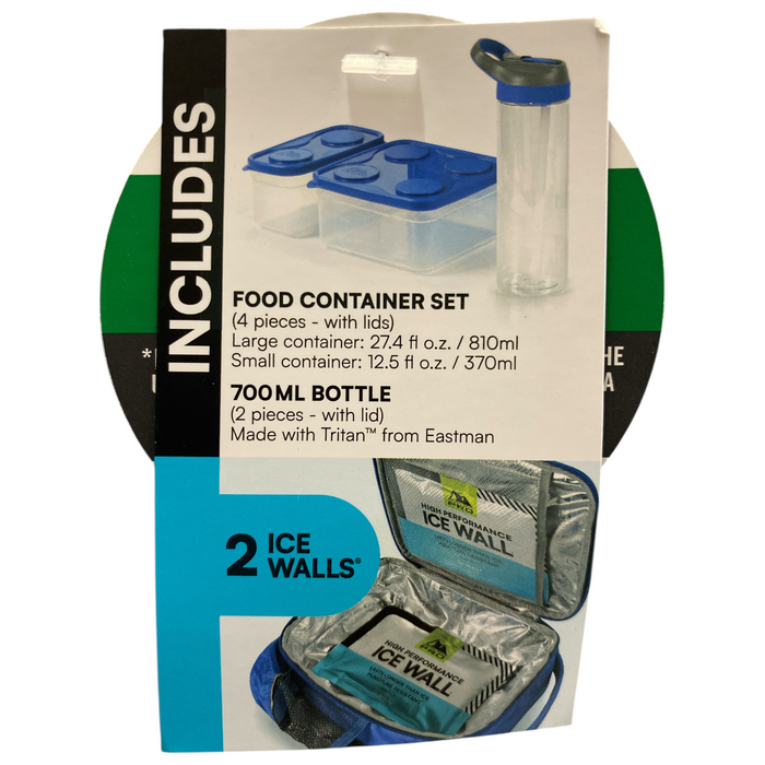 Arctic Zone Pro Expandable Lunch Bag, Includes Water Bottle/Food Containers
