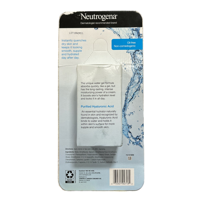 Neutrogena Hydro Boost Hydrating Water Gel Hyaluronic Acid, 2 - 1.7oz