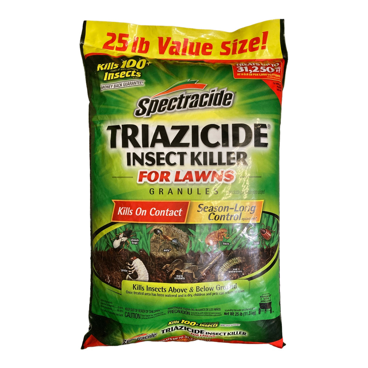 Spectracide Triazicide Granule Insect Killer For Lawns Covers 31,250Sq ...