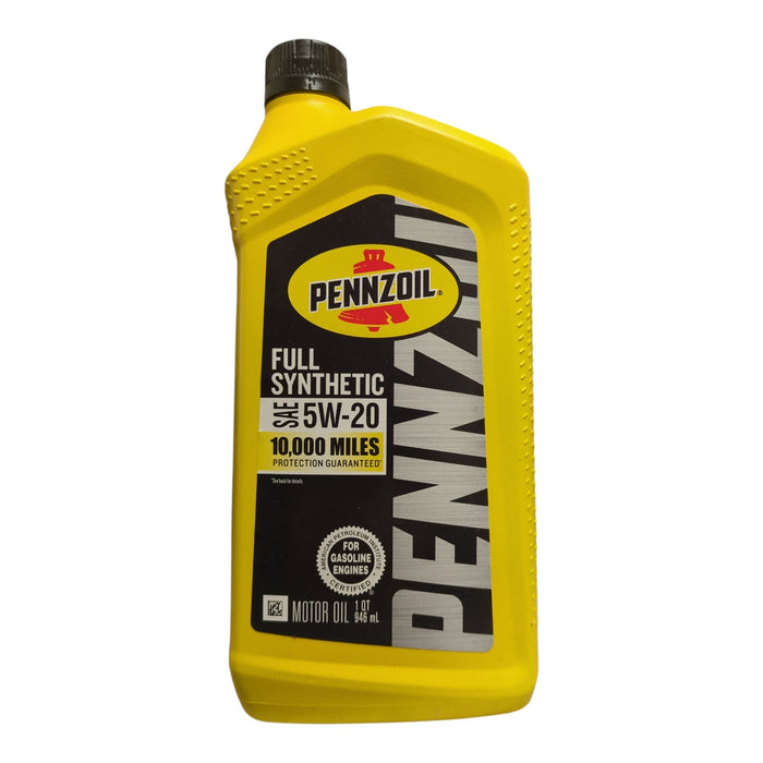 Pennzoil Full Synthetic 5W-20 Gasoline Motor Oil 6 Pack/ 1 Quart Bottles